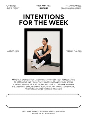 weekly planner ebook template edit PDF