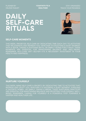 weekly planner ebook template edit PDF