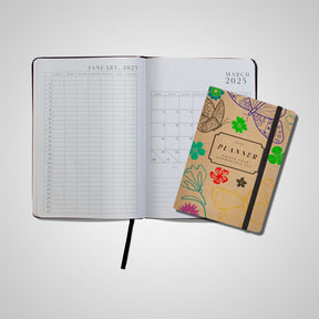 Notes & Ideas monthly planner ebook Tracker PDF (50page)