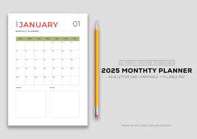 The Monthly Edit planner PDF Templates