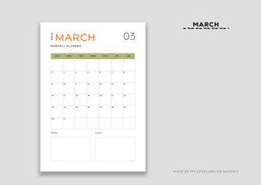The Monthly Edit planner PDF Templates