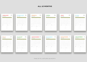 The Monthly Edit planner PDF Templates