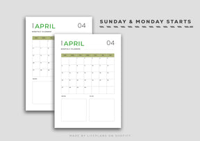 The Monthly Edit planner PDF Templates